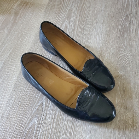 Gucci Loafers Black Patent Leather Size EU 39 US 9 - Picture 1 of 14